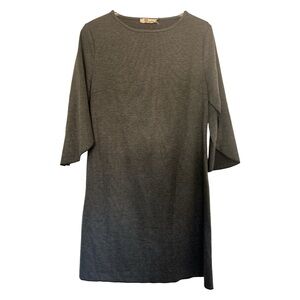Aryeh Charcoal Long Sleeve Dress